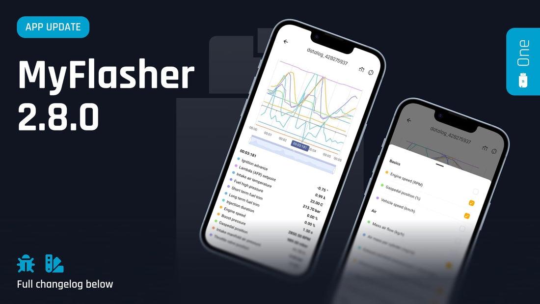 MyFlasher 2.8.0: Customers Can Now View Their Own Datalogs