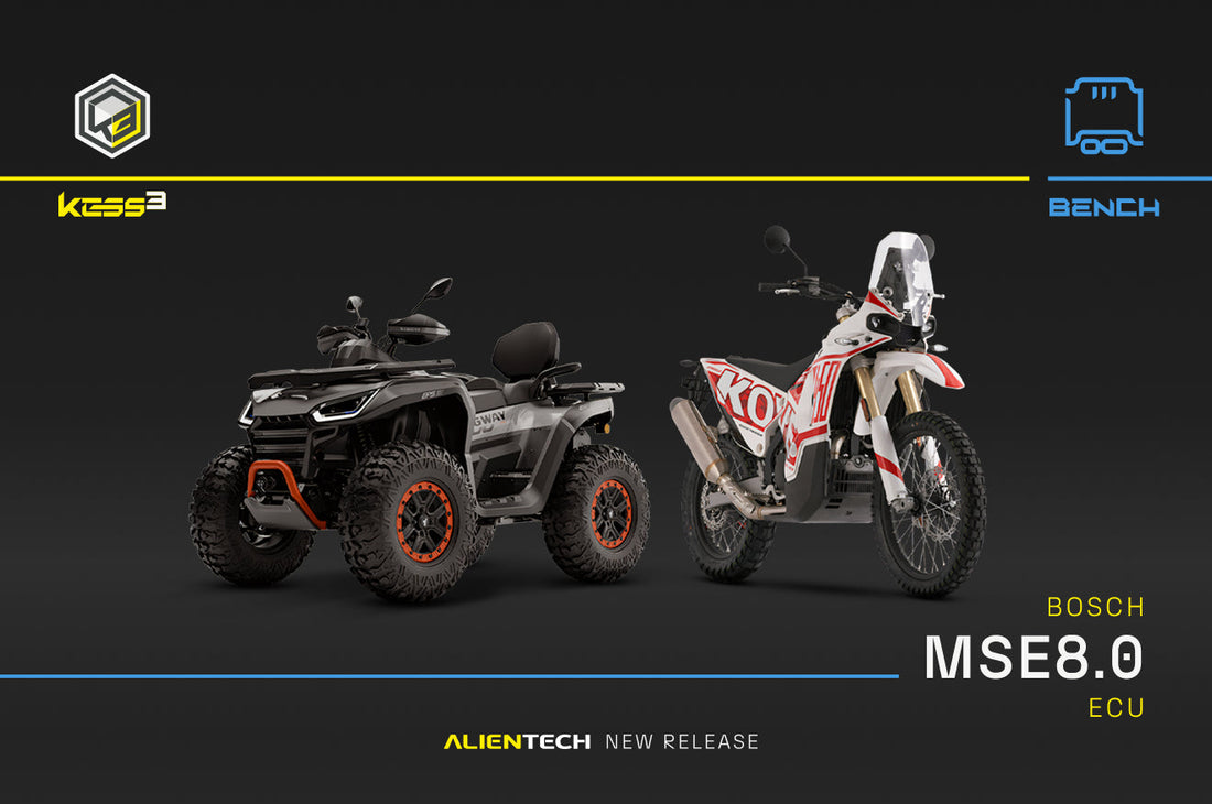 Motorcycle and ATV cover image for KESS3 Bosch MSE8.0 bench mode