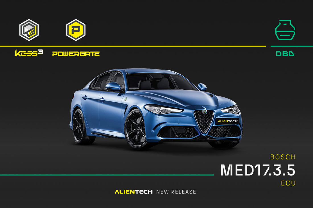 Alfa Romeo Quadrifoglio cover image for KESS3 Bosch MED17.3.5 OBD