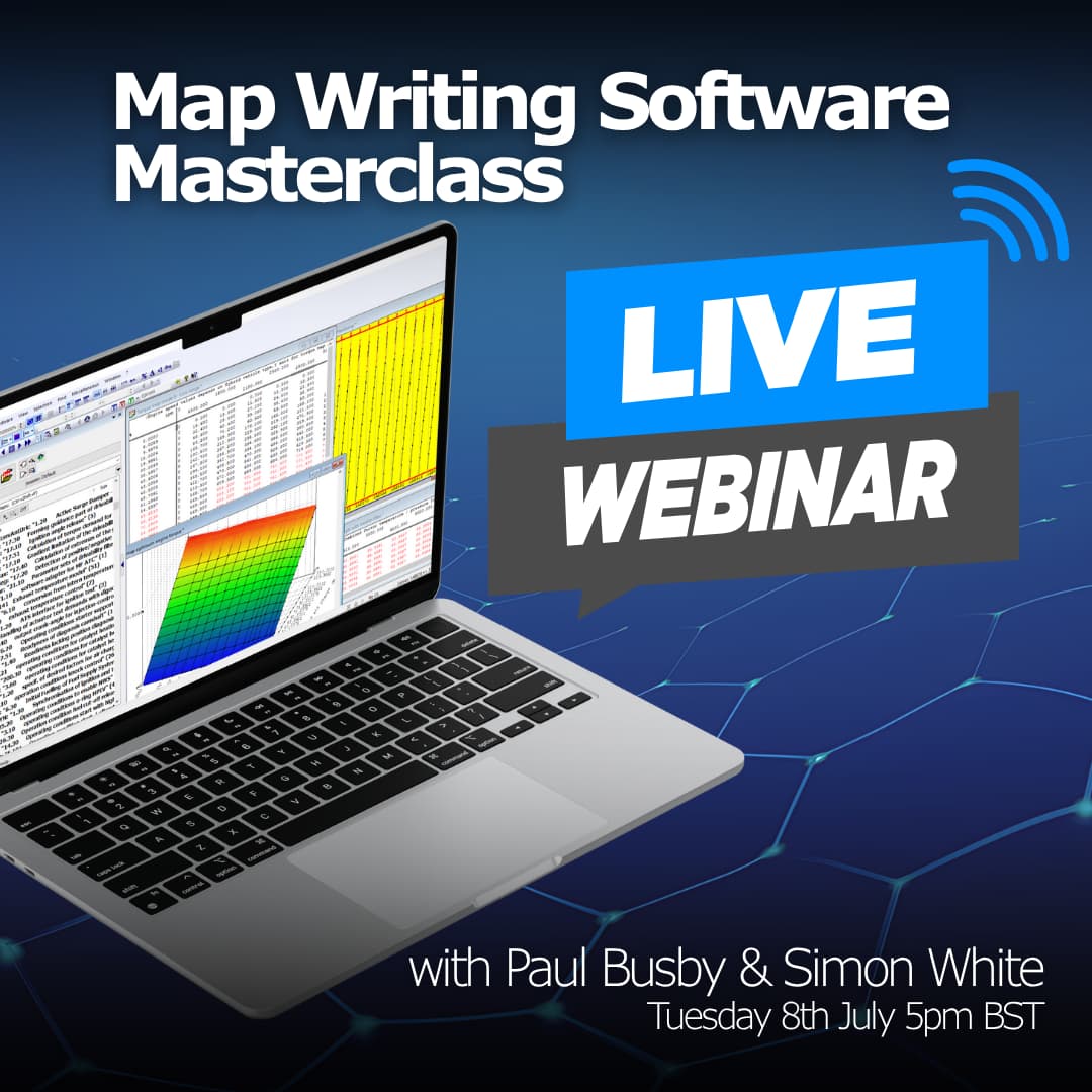 Map writing software masterclass webinar with Paul Busby + Simon White – Viezu USA