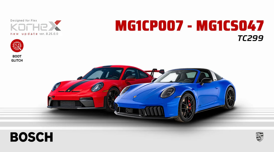 Porsche Bosch MG1 ECUs Now Unlock via KORHEX Boot Glitch