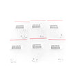 6 pcs set of pin adapters