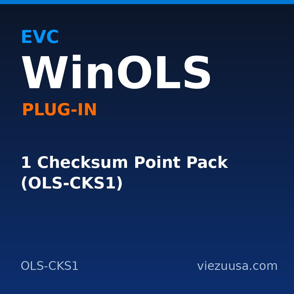 1 Checksum Point Pack (OLS-CKS1) – EVC WinOLS plug-in OLS-CKS1