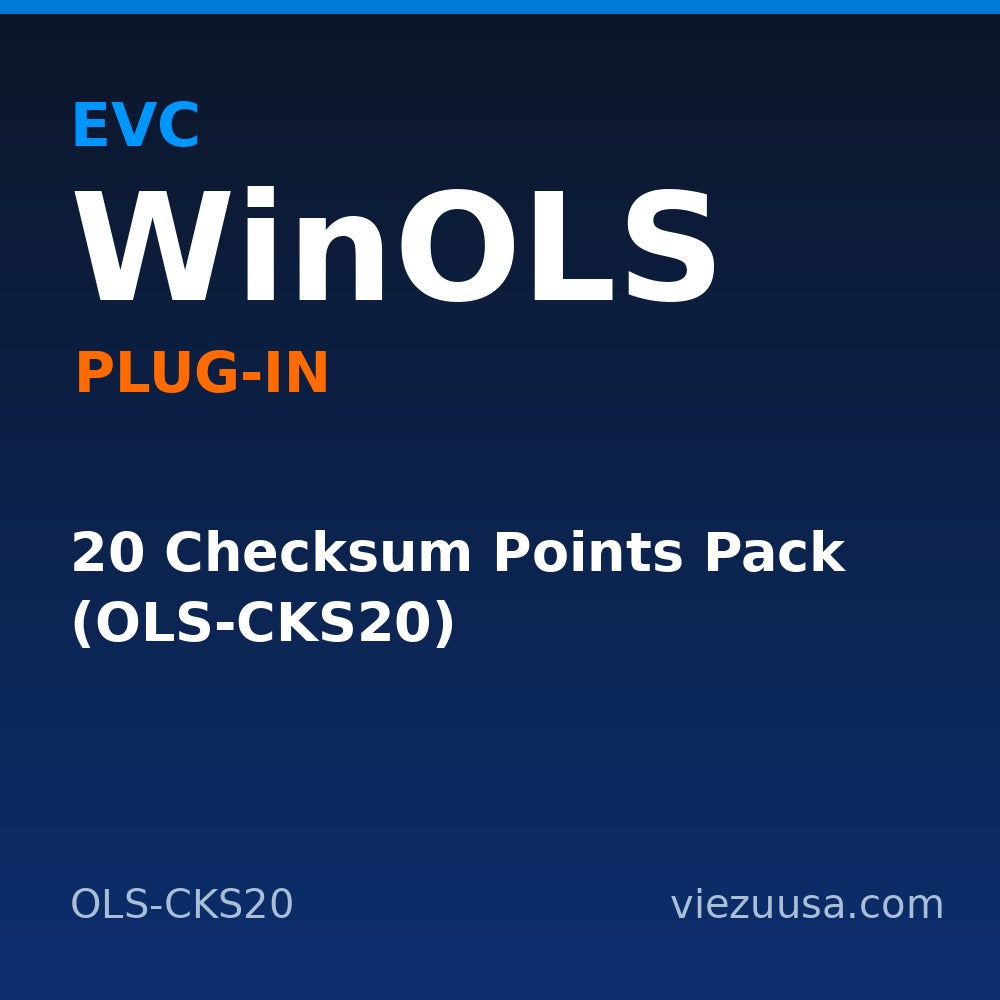 20 Checksum Points Pack (OLS-CKS20) – EVC WinOLS plug-in OLS-CKS20