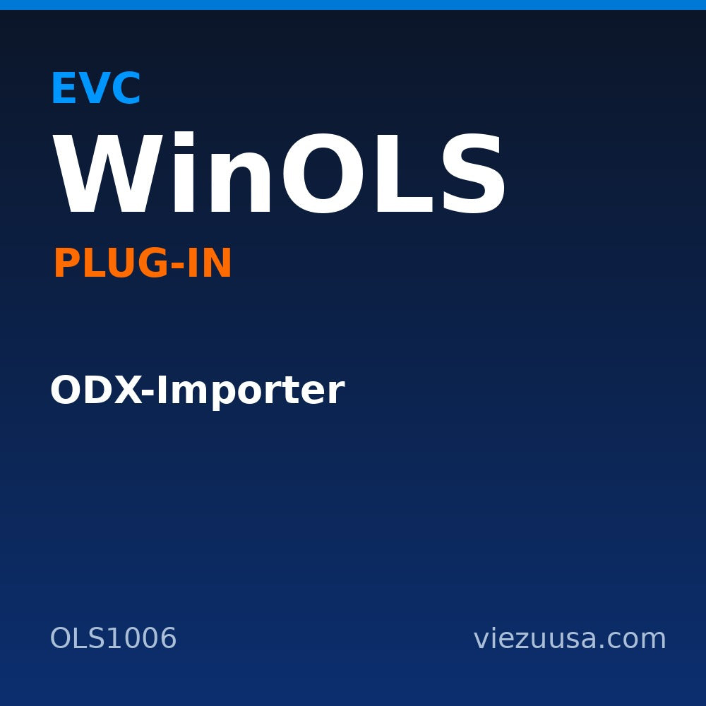 ODX-Importer – EVC WinOLS plug-in OLS1006