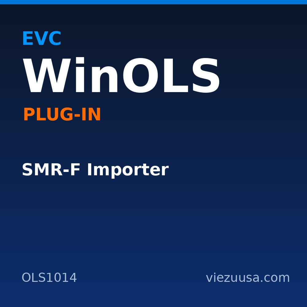 SMR-F Importer – EVC WinOLS plug-in OLS1014