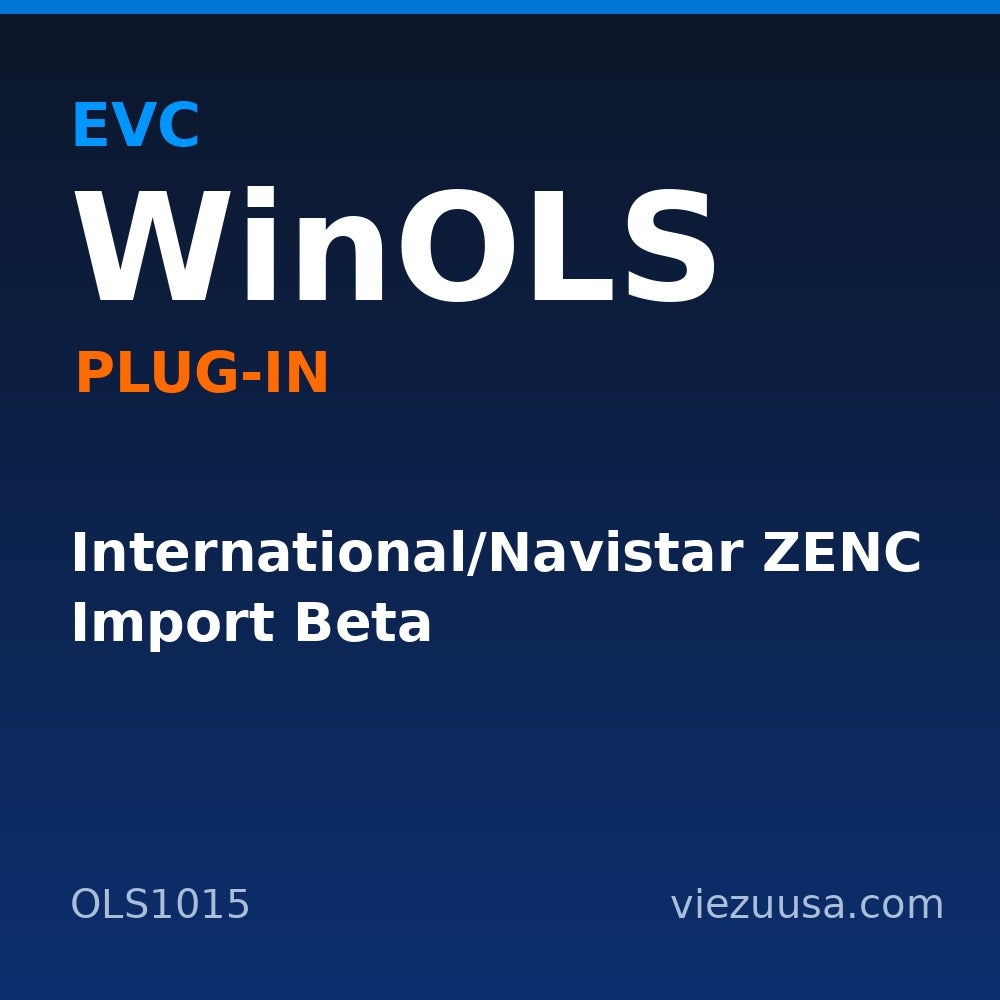 International/Navistar ZENC Import Beta – EVC WinOLS plug-in OLS1015