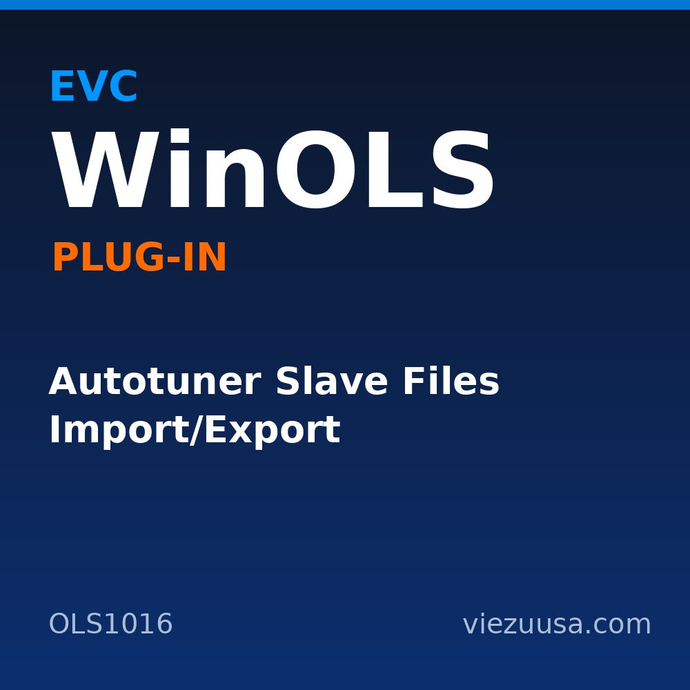Autotuner Slave Files Import/Export – EVC WinOLS plug-in OLS1016