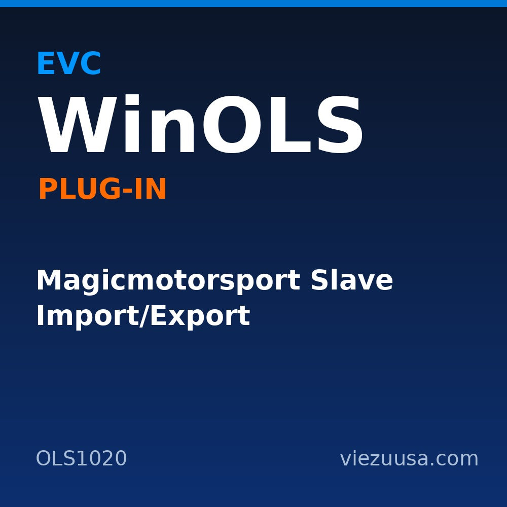 Magicmotorsport Slave Import/Export – EVC WinOLS plug-in OLS1020