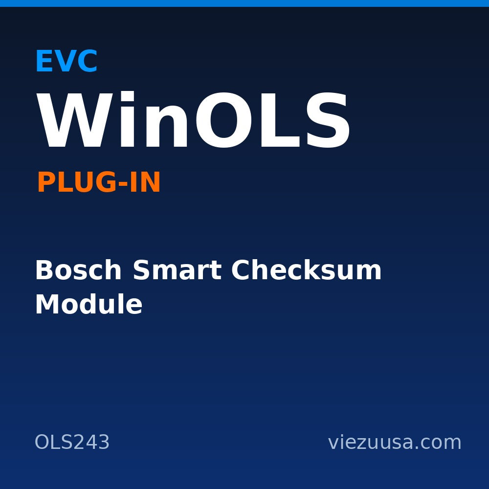 Bosch Smart Checksum Module – EVC WinOLS plug-in OLS243
