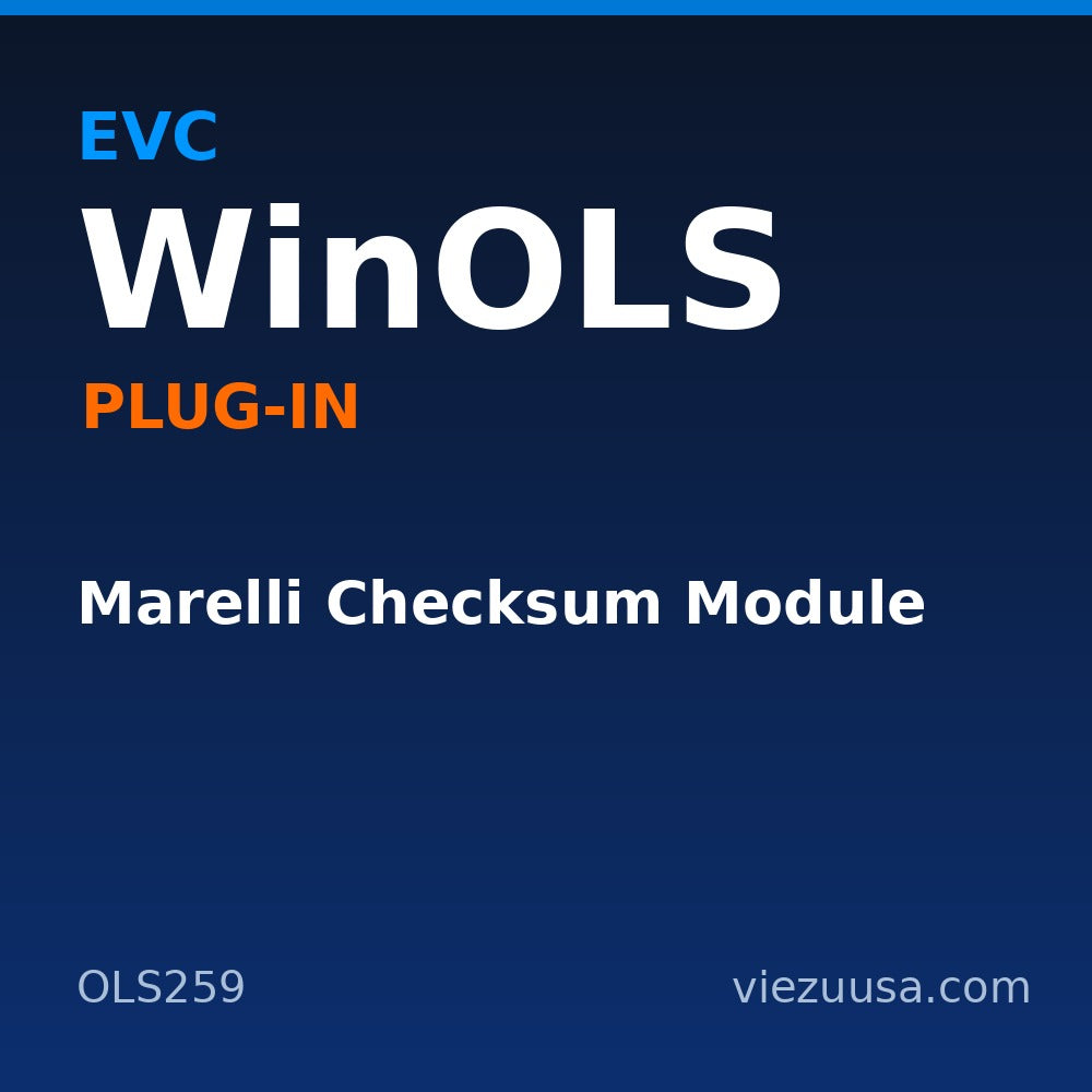 Marelli Checksum Module – EVC WinOLS plug-in OLS259