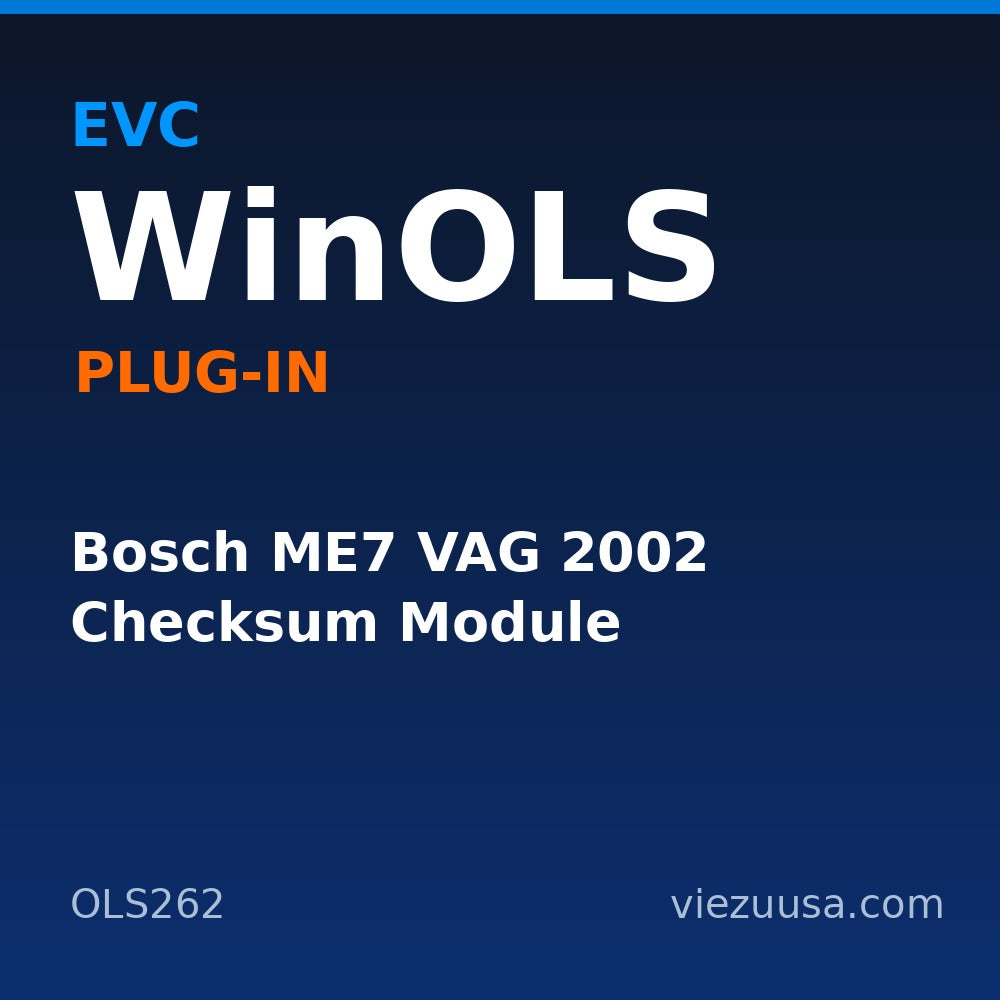 Bosch ME7 VAG 2002 Checksum Module – EVC WinOLS plug-in OLS262