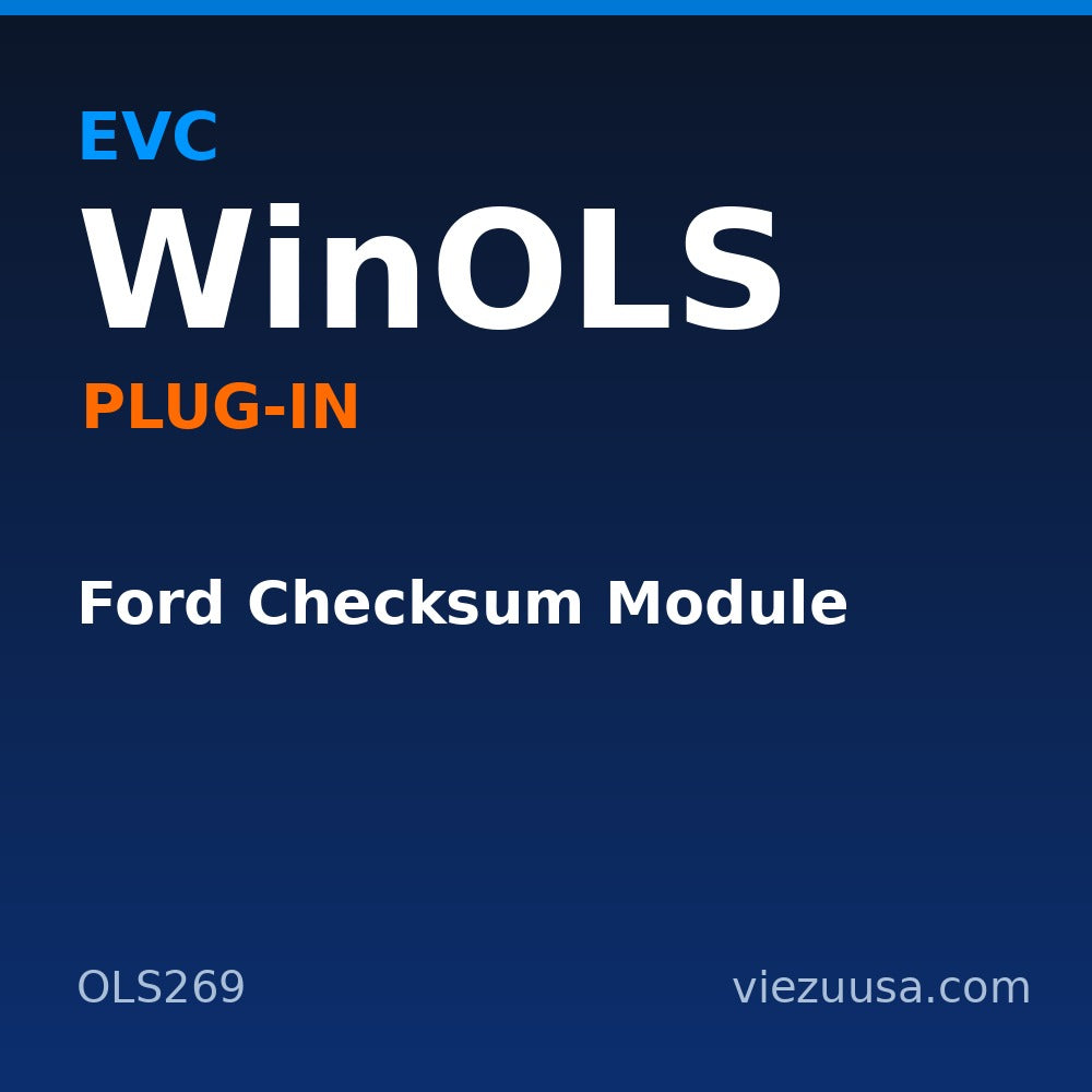 Ford Checksum Module – EVC WinOLS plug-in OLS269