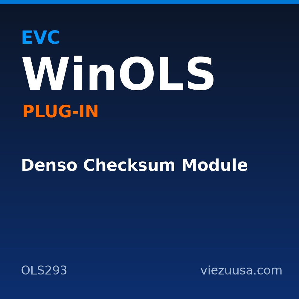 Denso Checksum Module – EVC WinOLS plug-in OLS293