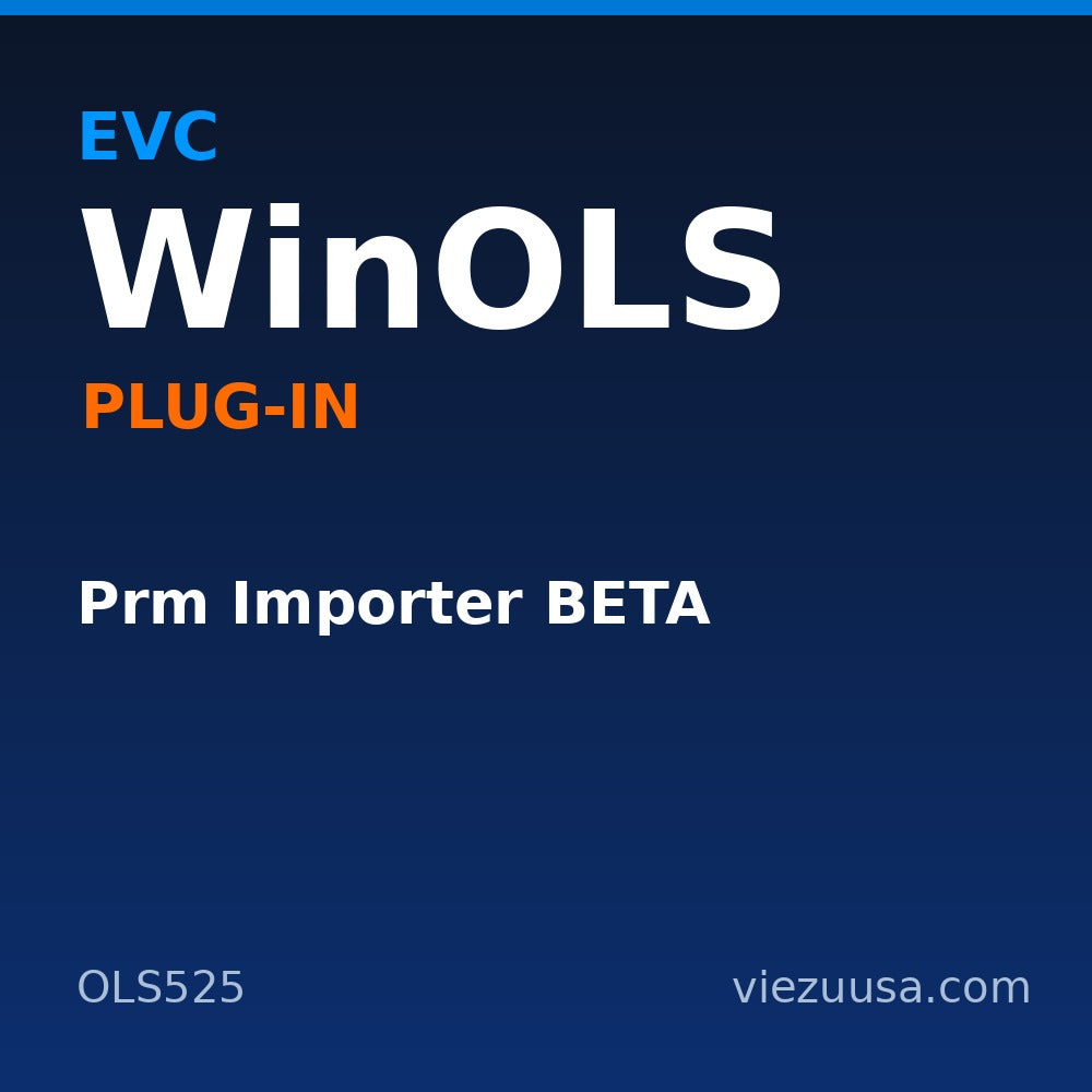 Prm Importer BETA – EVC WinOLS plug-in OLS525