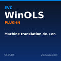 Machine translation de->en – EVC WinOLS plug-in OLS540