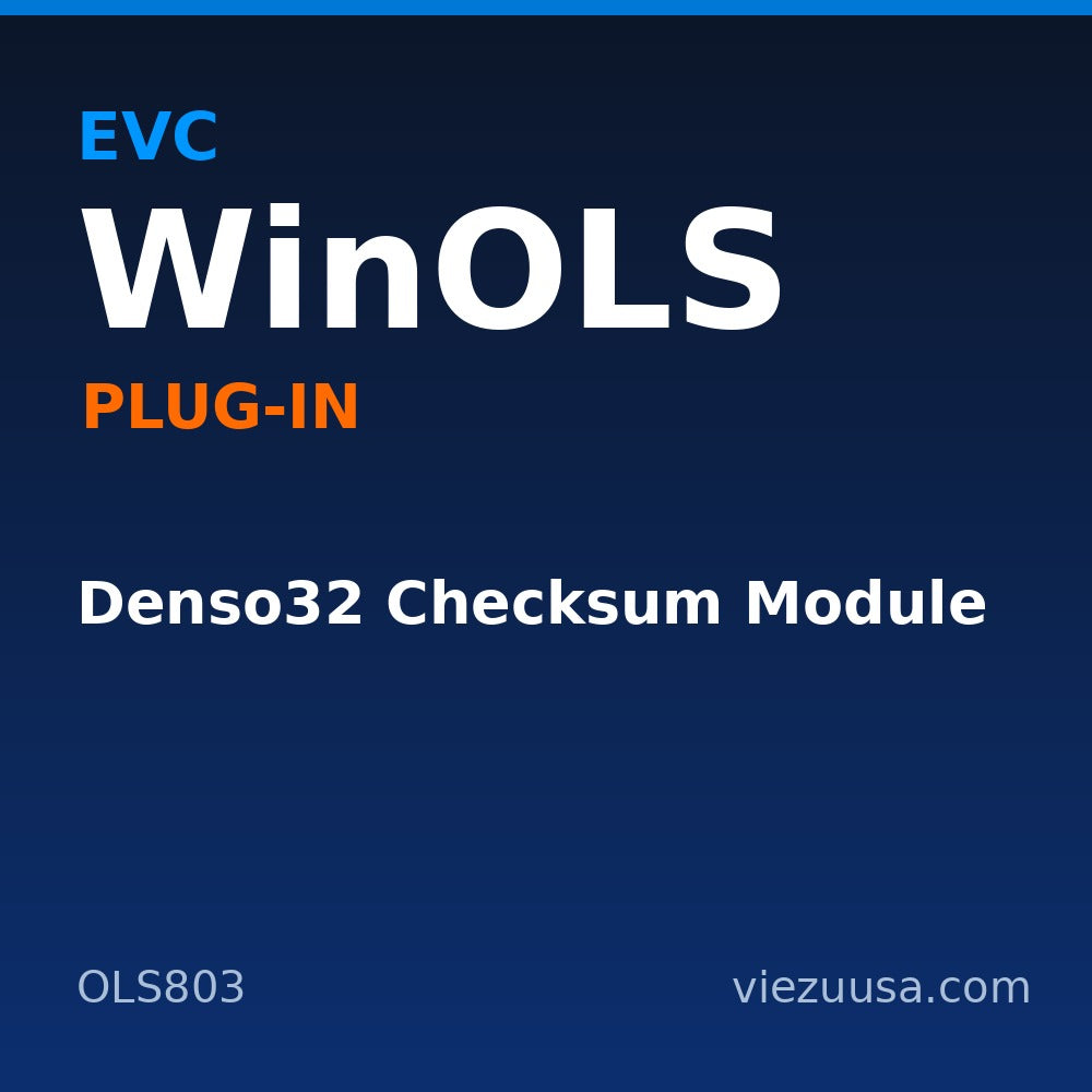 Denso32 Checksum Module – EVC WinOLS plug-in OLS803