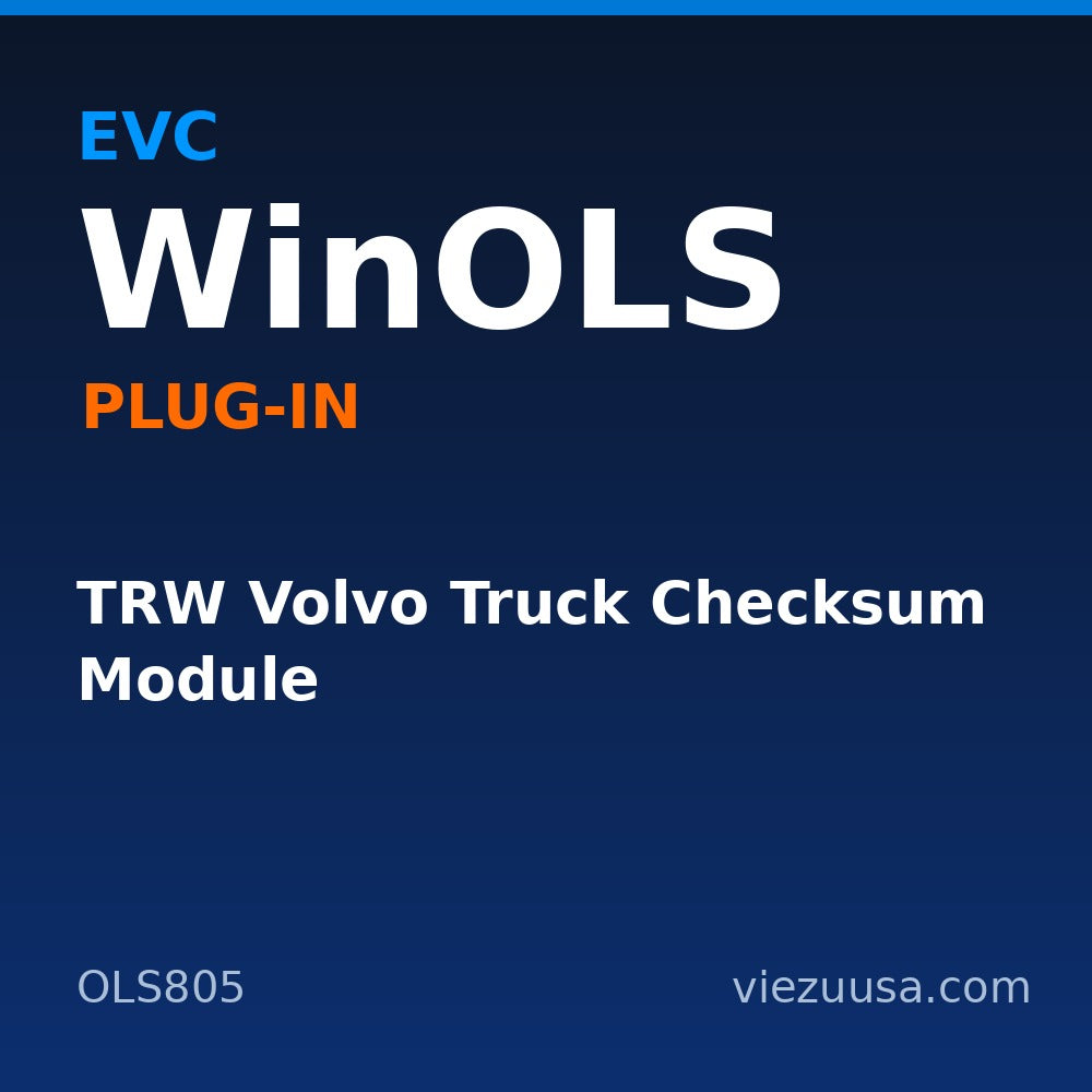 TRW Volvo Truck Checksum Module – EVC WinOLS plug-in OLS805