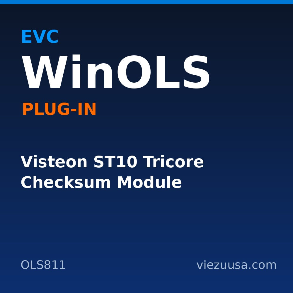 Visteon ST10 Tricore Checksum Module – EVC WinOLS plug-in OLS811