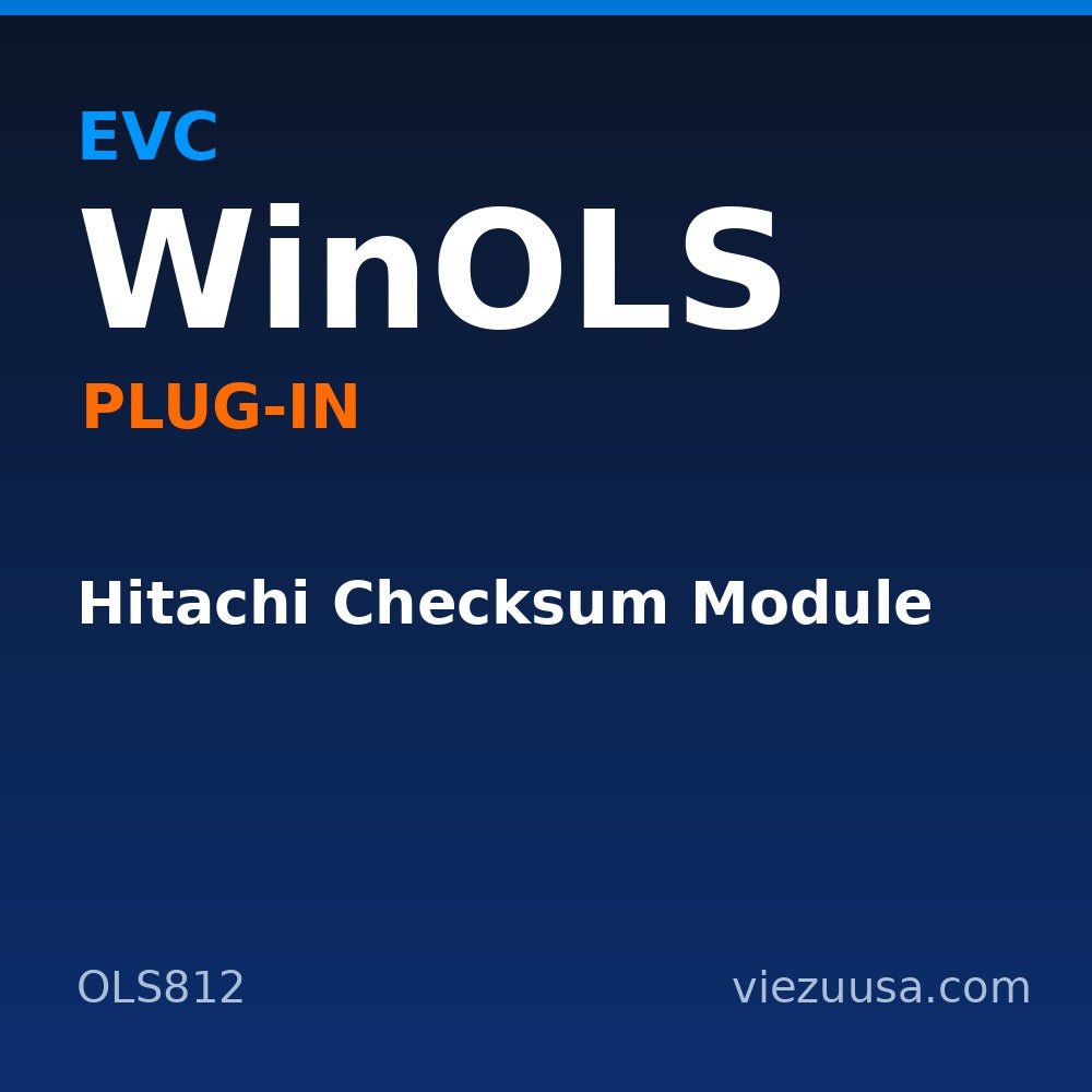 Hitachi Checksum Module – EVC WinOLS plug-in OLS812