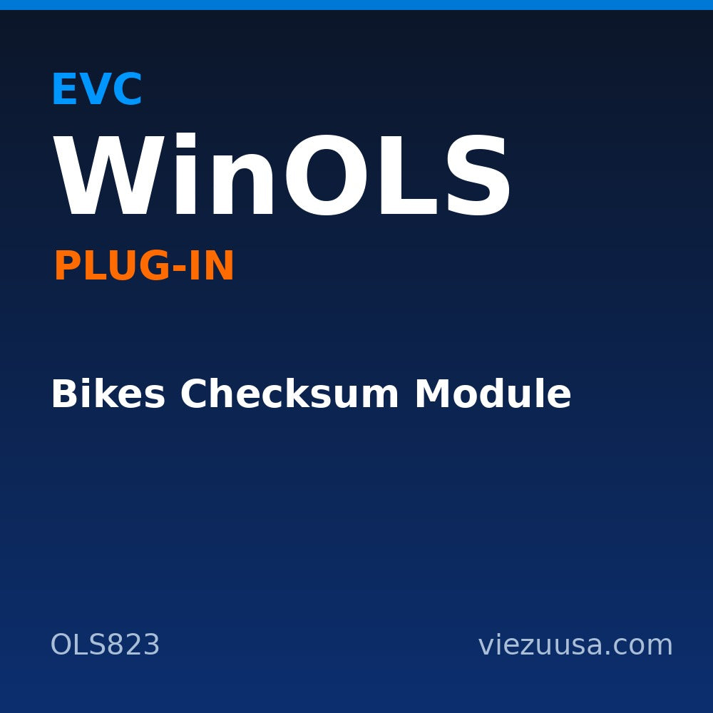 Bikes Checksum Module – EVC WinOLS plug-in OLS823