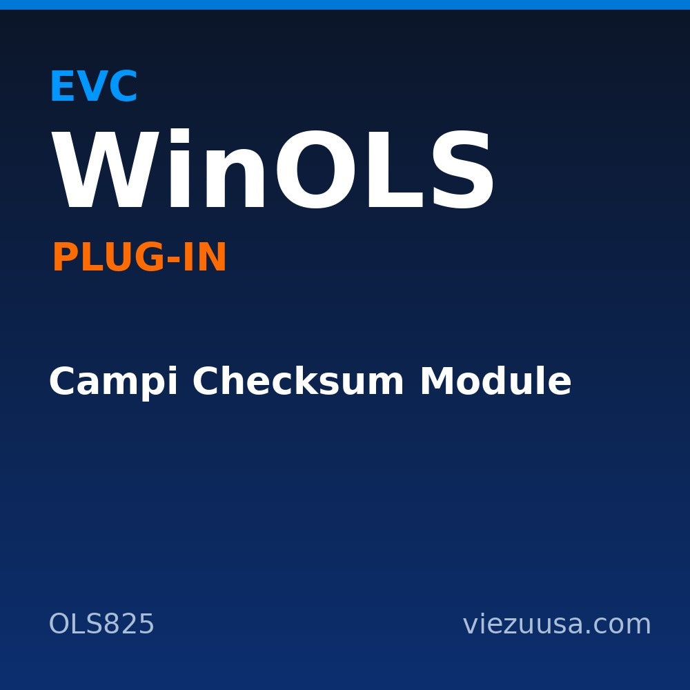 Campi Checksum Module – EVC WinOLS plug-in OLS825
