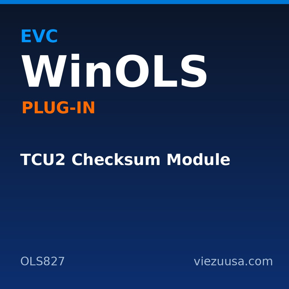 TCU2 Checksum Module – EVC WinOLS plug-in OLS827