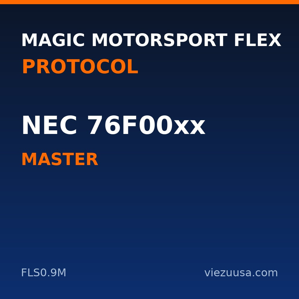Magic Motorsport Flex NEC 76F00xx protocol – Master (FLS0.9M)
