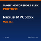 Magic Motorsport Flex Nexus MPC5xxx protocol – Master (FLS0.4M)