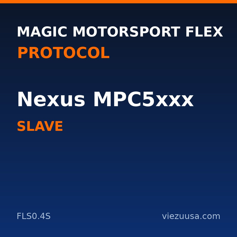 Magic Motorsport Flex Nexus MPC5xxx protocol – Slave (FLS0.4S)